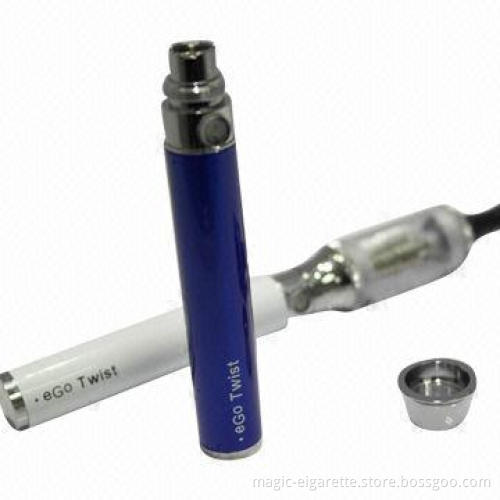 Variable Voltage eGo Twist Electronic Cigarettes with 2.0-2.8 Ohms Atomizer Resistance